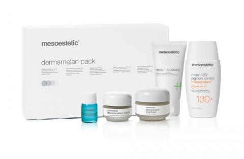 BUY DERMAMELAN PACK MESOESTETIC:Depigmentation Treatment Pack, fresh stock and latest packaging available from Face the Future, Mesoestetic approved skin clinic & authorised Dermamelan stockists,